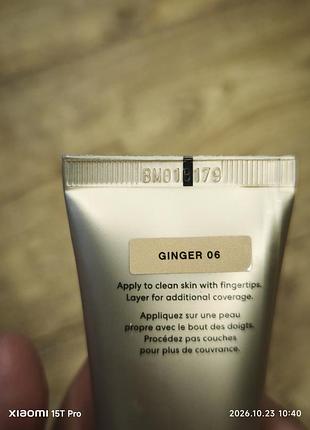 Тональная основа bareminerals complexion rescue tinted moisturizer spf 30 ginger 06 объем 35 мл 4