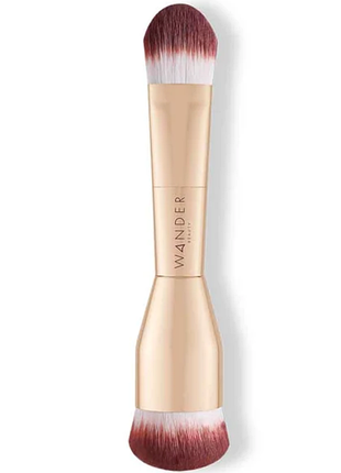 Wander beauty round trip dual foundation brush двойная кисть для тонального крема