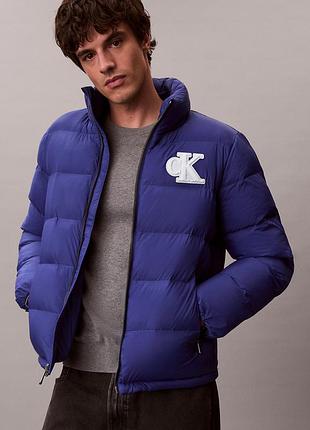 Нова чоловіча куртка calvin klein kurtka puchowa z monogramem  l оригінал