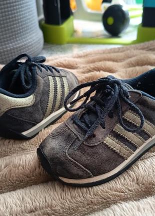 Сині замшеві кросівки кеди адідас 22 adidas