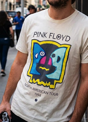 Рок футболка мерч pink floyd 1994 division bell