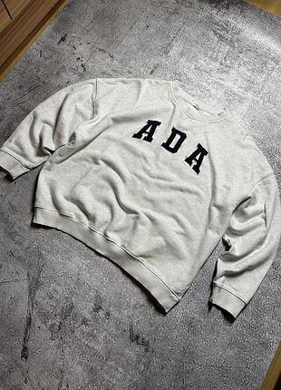 Сірий унісекс світшот adanola ada oversized sweatshirt