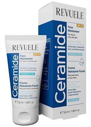 Зволожуючий крем для обличчя revuele ceramide spf 25, 50 мл