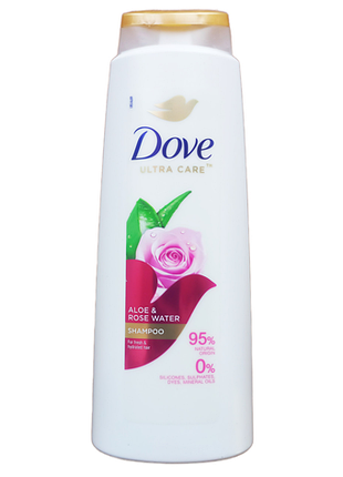 Шампунь dove ultra care з алое вера та трояндовою водою, 400 мл.