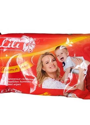 Влажные салфетки lili 63 шт