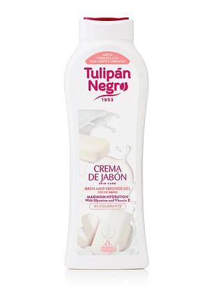 Гель для душу tulipan negro "кремове мило" 650 мл