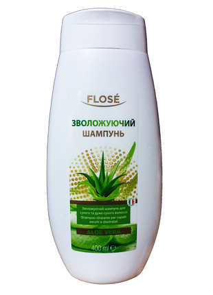 Шампунь flose aloe vera (алоэ вера) увлажняющий 400 мл
