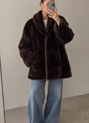 Шубка єко жіноча l-xl