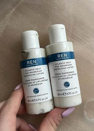 Ren atlantic kelp and magnesium anti-fatigue body cream 50ml крем для тіла, знімає втому