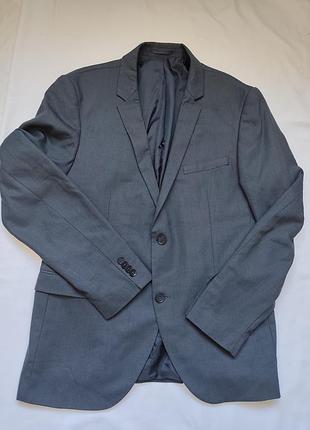 Чоловічий піджак premium by jack & jones, сірий, розмір 54