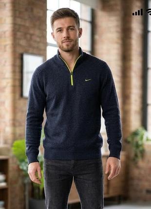 Оригинальный свитер джемпер nike 100% шерсть