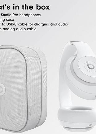Навушники beats studio pro matte white mc2p4 3