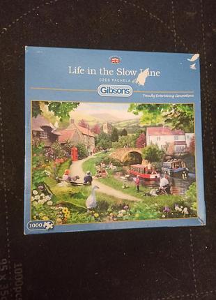 Пазл life in the slow lane на 1000 элементов от британского бренда mibsons, художника czes pachela