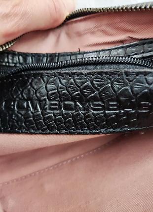 Cowboysbag черная кожаная сумка. 3