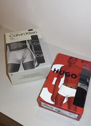 Чоловічі труси-боксери calvin klein та hugo набір