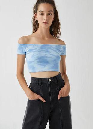 Топ, топік, топік, кроп топ, в рубчик, тай дай, tie dye, pull&bear