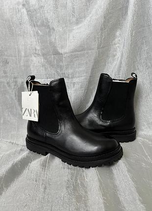 Демісезонні чорні челсі zara 36 розмір