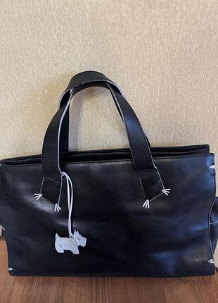 Кожаная женская сумка radley london (оригинал, натуральная кожа)