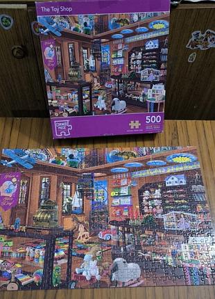 Настольная игра пазл игрушечный магазин corner peace 500 дет (без 1 шт)