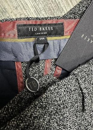 Брюки ted baker штани теплі вовна 7
