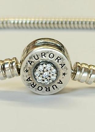 Срібний браслет aurora 4