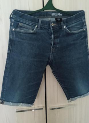 Мужские шорты h&amp;mslim low waist p.33/l/50