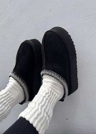 ❄️ жіночі уггі tazz platform black premium 5