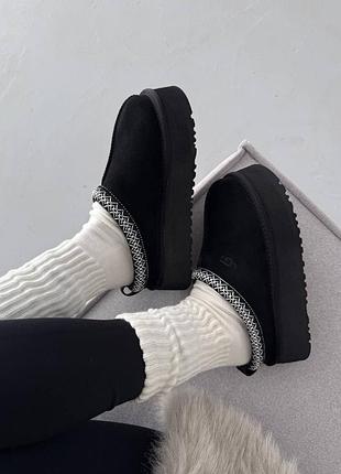 ❄️ жіночі уггі tazz platform black premium 8
