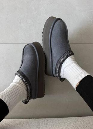 ❄️ жіночі уггі ugg tazz | obsidian grey premium 2