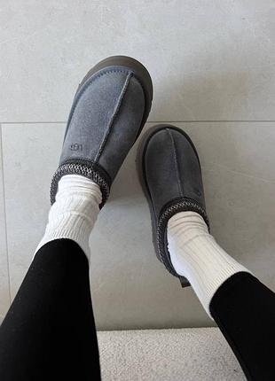 ❄️ жіночі уггі ugg tazz | obsidian grey premium 3