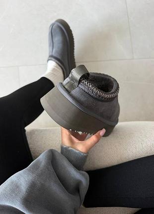 ❄️ жіночі уггі ugg tazz | obsidian grey premium 5