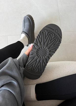 ❄️ жіночі уггі ugg tazz | obsidian grey premium 8