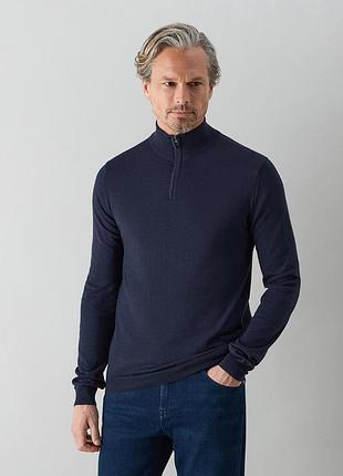 Мужской тёмно-синий джемпер oliver sweeney curragh navy dark blue
