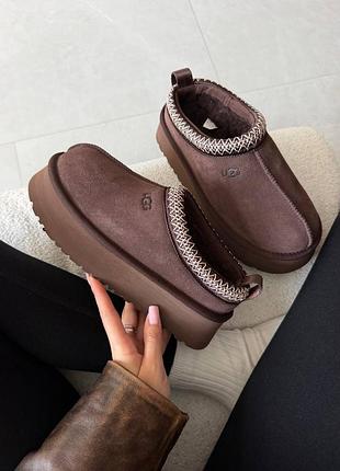 ❄️ женские угги ugg tazz | burnt cedar prmium