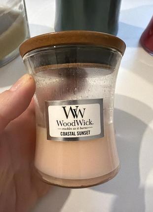 Свічка ароматична woodwick coastal sunset 85г