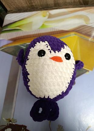 Вязаное милое пингвенечко амигуруми, 23 см (handmade)/ мягкая игрушка