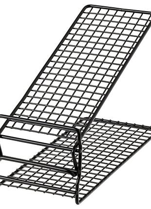 Підставка для взуття ikea skostall металева чорна