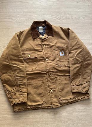 Куртка вінтаж carhartt chore jacket made in usa