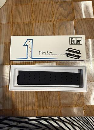 Еластичний ремінець / браслет euler для apple watch (чорний) 5