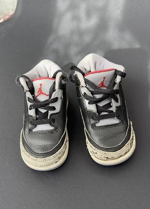 Кросівки для дітей nike jordan високі чорно-сірі