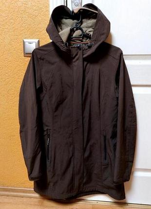 Демисезонная куртка парка софтшелл icepeak р 38