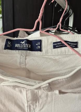 Джинси білі hollister 2