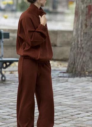 Zara костюм штани бомпер