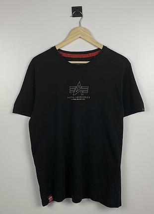 Футболка alpha industries біг-лого розмір l