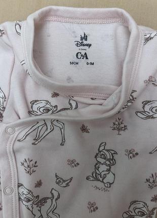 Боді c&a disney з принтом бембі❤️🥰😍 3