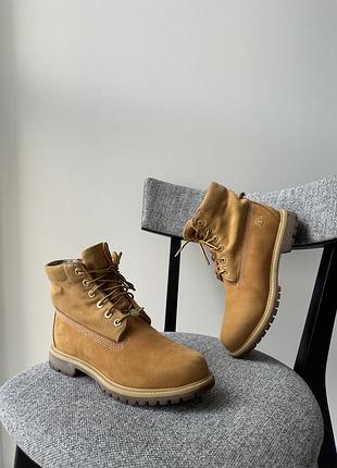 Шкіряні осінні зимові класичні ботинки чоботи взуття черевики timberland