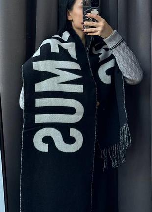 Шарф jacquemus  38х210 cm 100% вовна