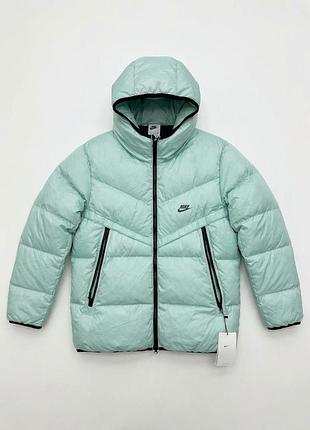 👕 пуховик nike storm-fit м’ятний (світло-зелений)