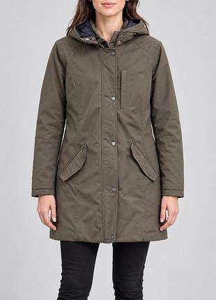 Жіноча подовжена парка barbour хакі