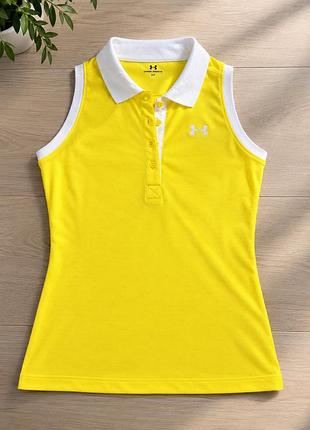 Футболка майка поло від under armour спорт фітнес зал